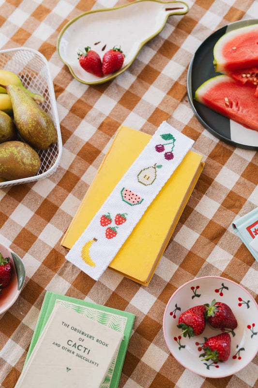 Fruity Counted Cross Stitch Bookmark Kit
