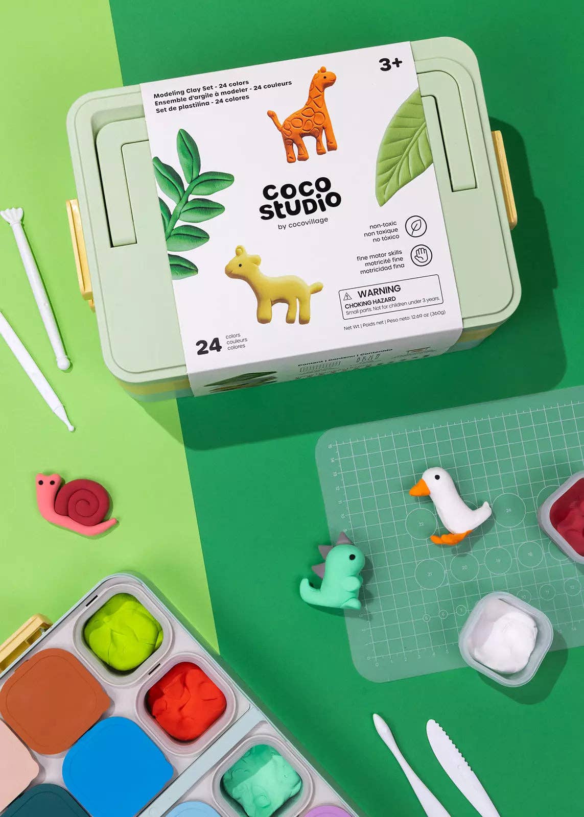 Coco Village: Modeling Clay Set - 24 colors