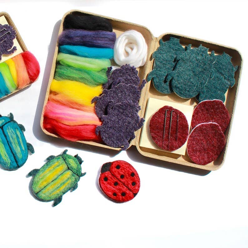 Sheep Creek Studio: Large Beetle Felting Kit