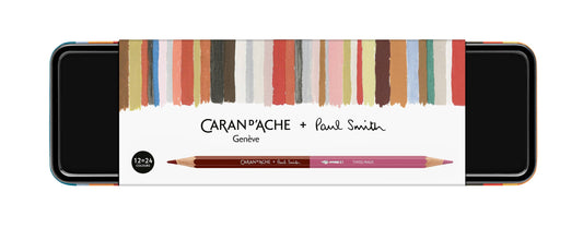 Caran d'Ache + Paul Smith Bi-color Pencil Set