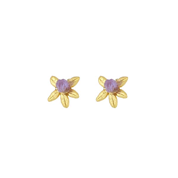 Michael Vincent Michaud - Small Flower Post Earring