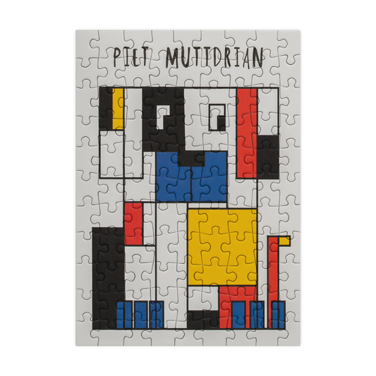 Piet Muttdrian Mini Jigsaw Puzzle