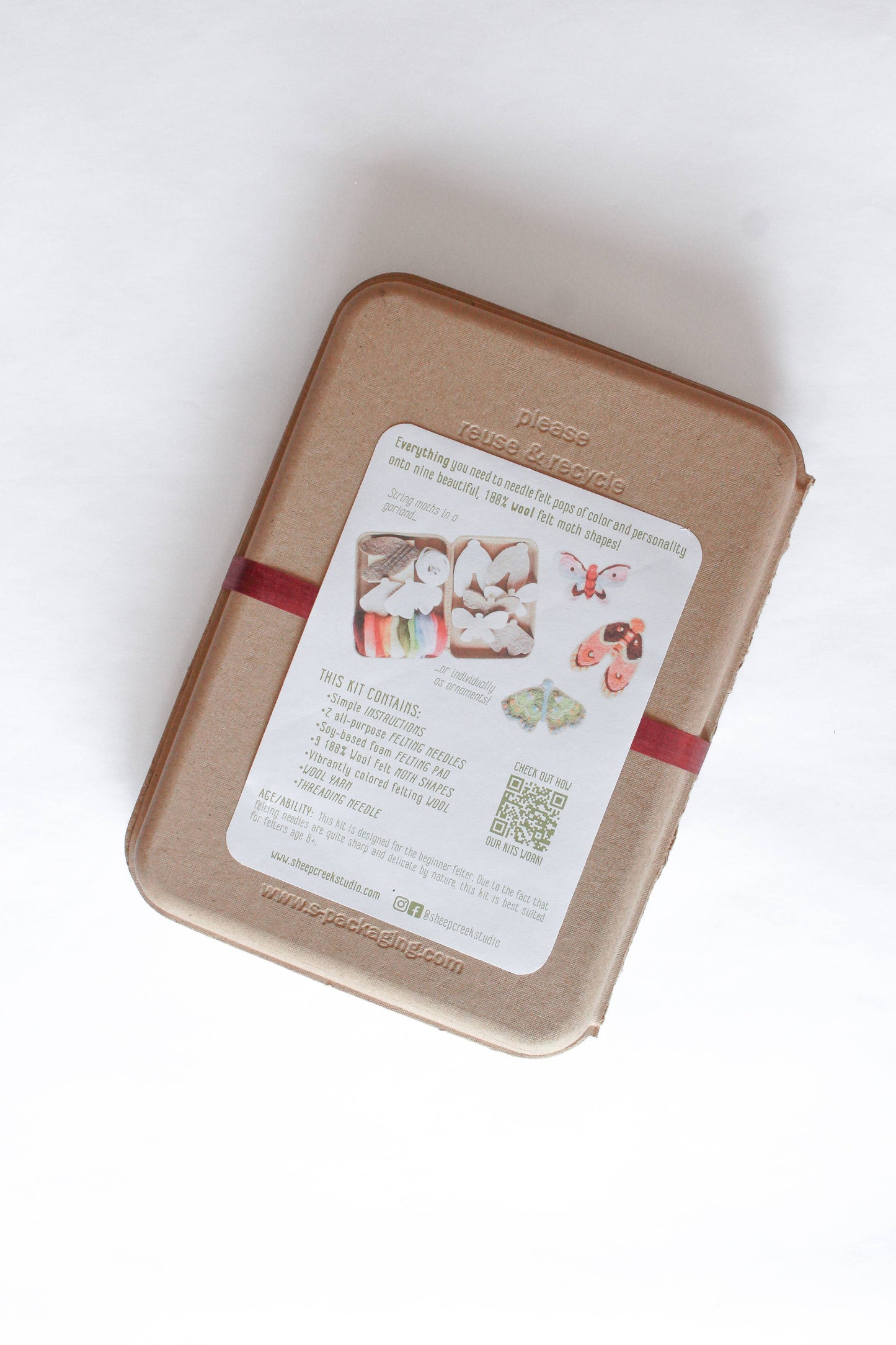 Medium Moth Felting Craft Kit