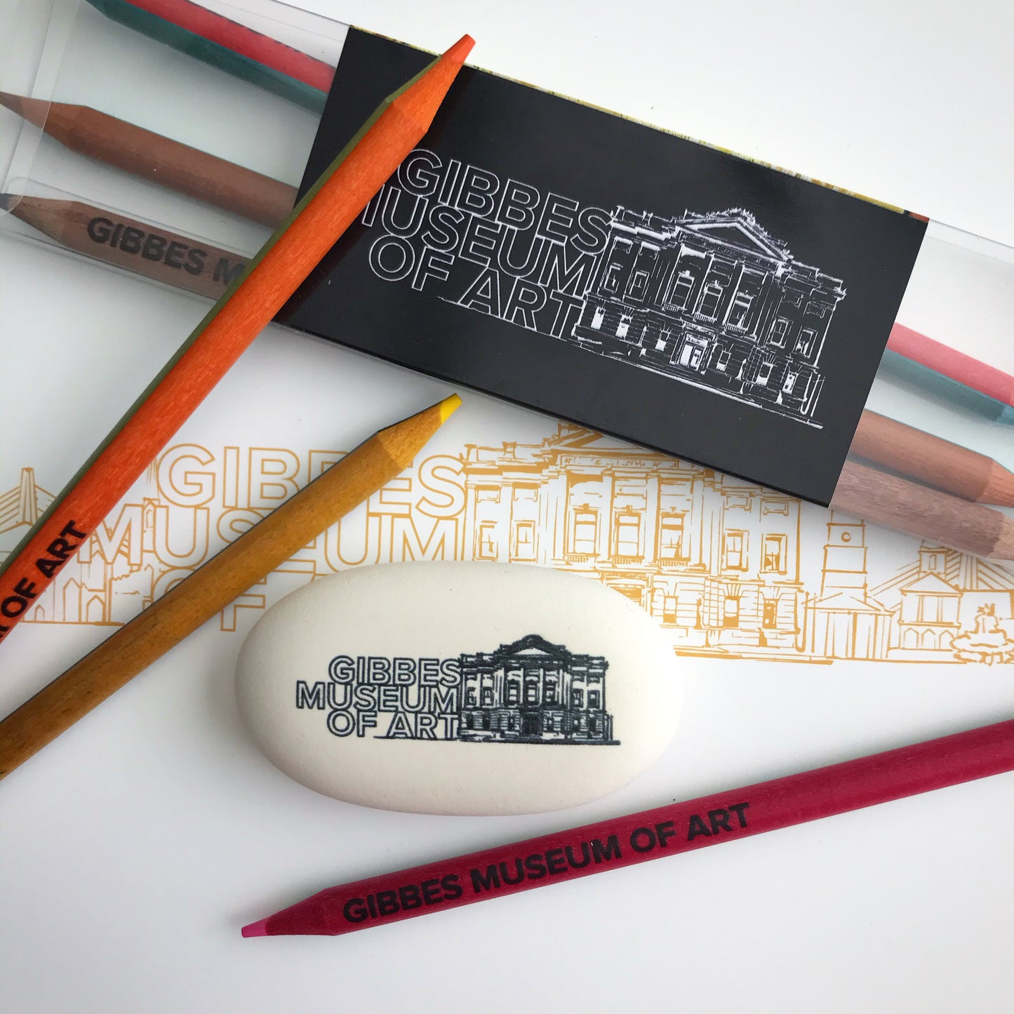 Gibbes Museum of Art Pebble Eraser