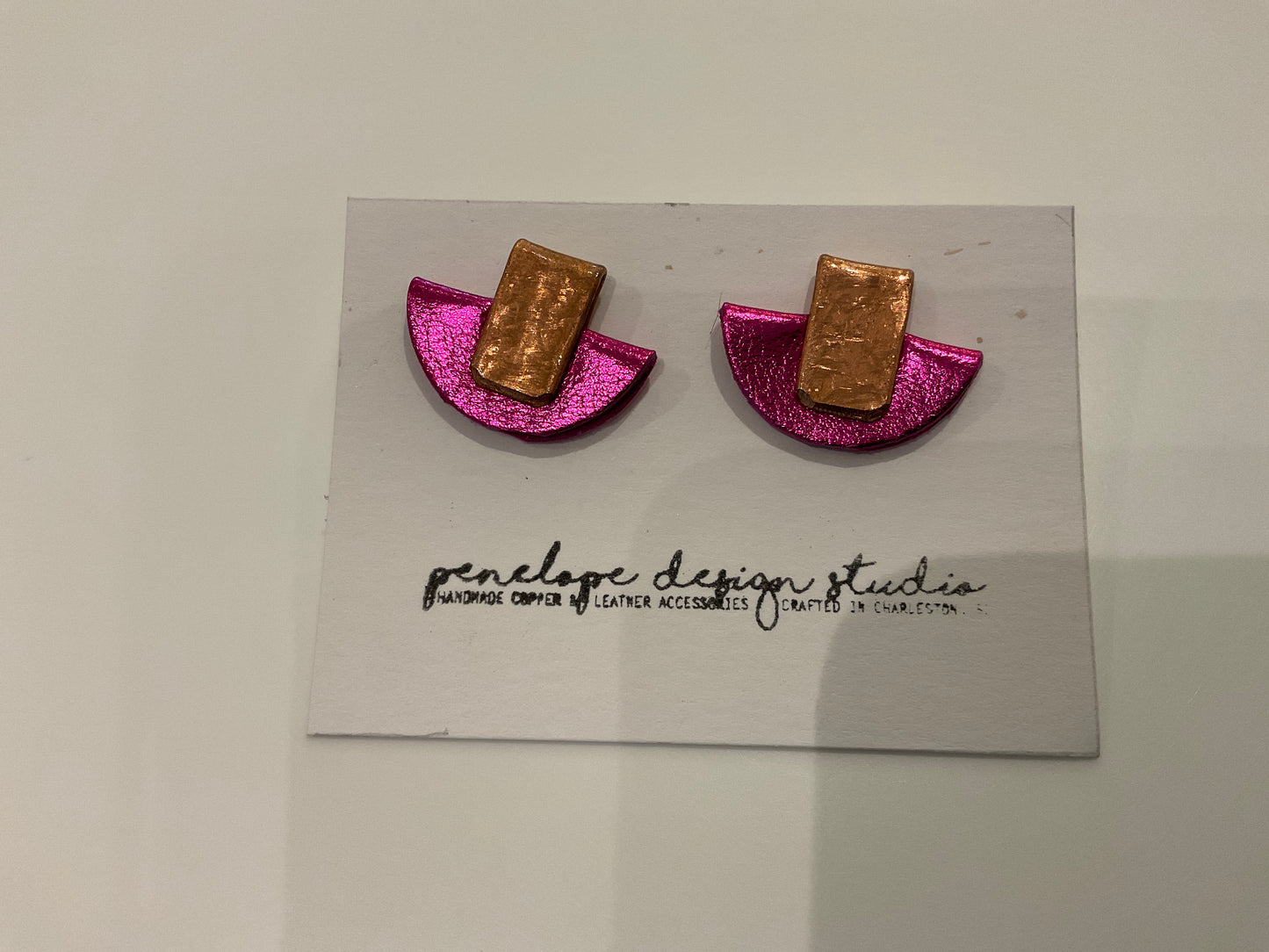 Mini Petite Half Moon Stud- Penelope Design Studios
