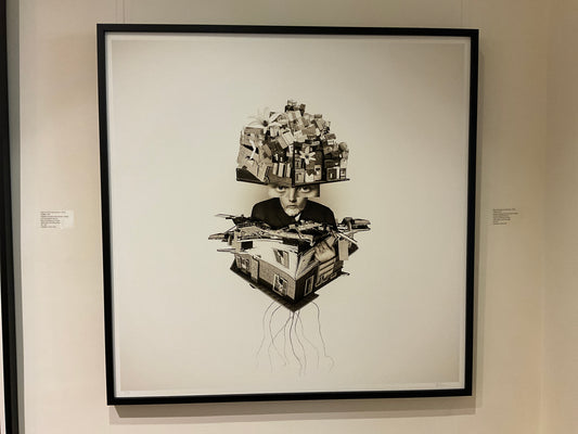 face/baggage/broken house