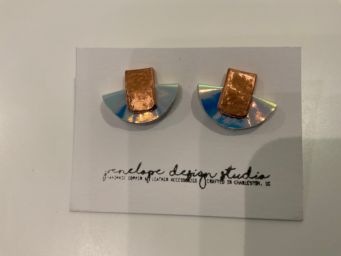 Mini Petite Half Moon Stud- Penelope Design Studios