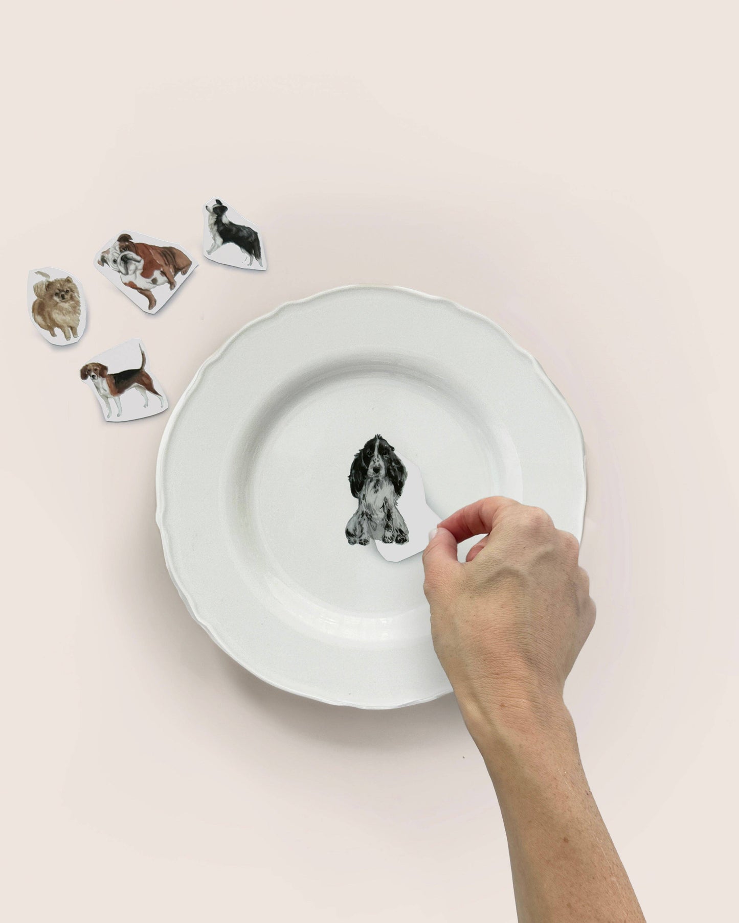 Suteka: Home Decor Tattoos, Watercolor Dogs Mix