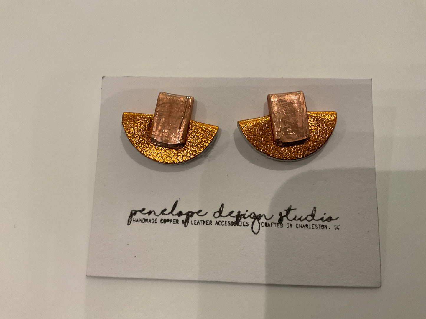 Mini Petite Half Moon Stud- Penelope Design Studios
