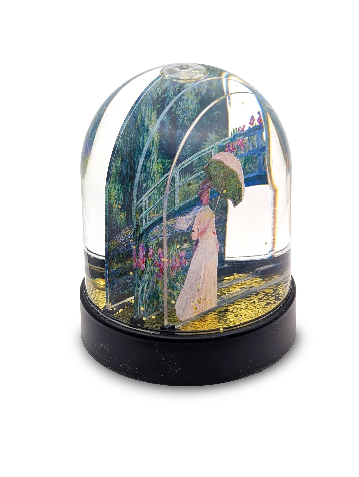 Snow Globe - Claude Monet - Japanese Bridge by Mon Petit Art
