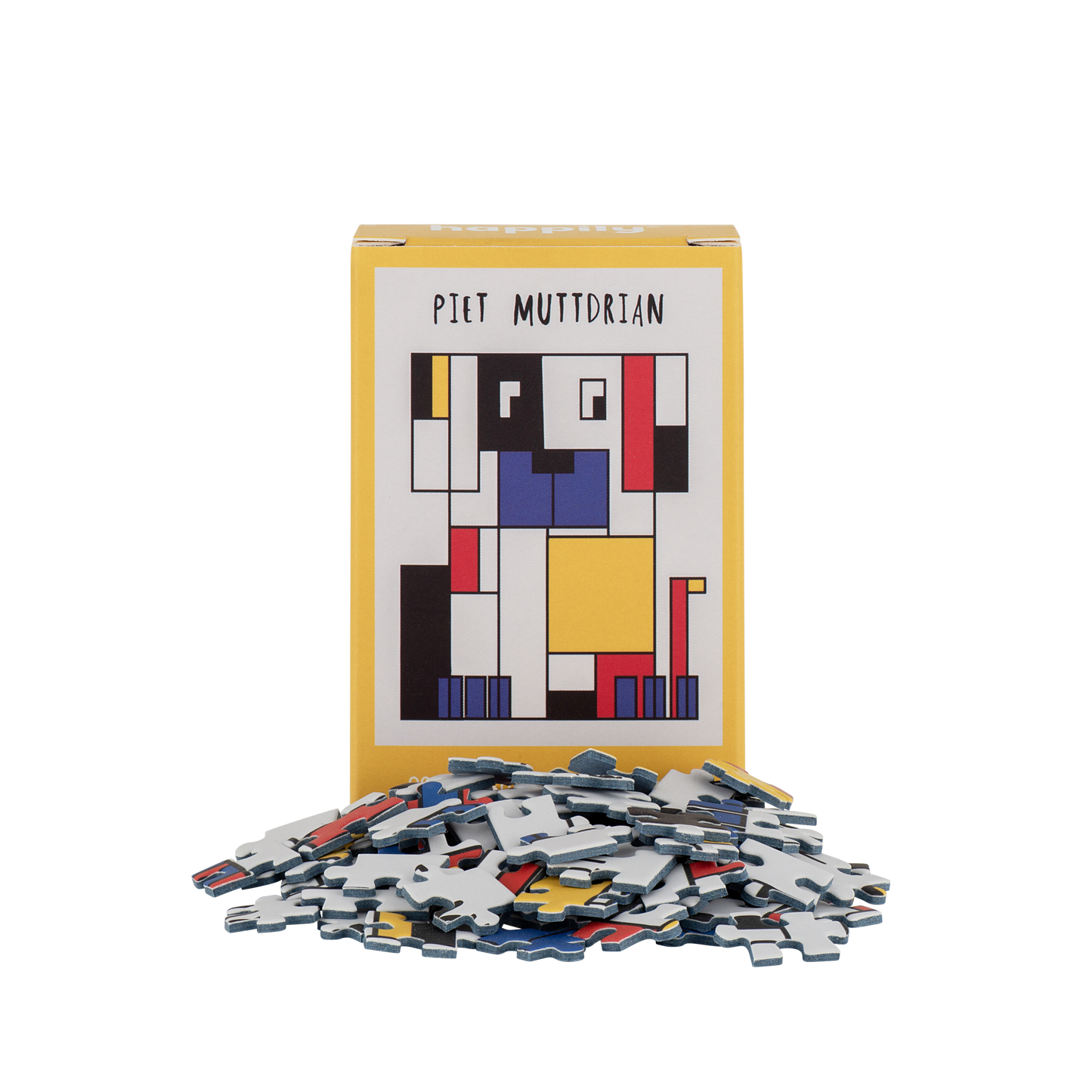 Piet Muttdrian Mini Jigsaw Puzzle