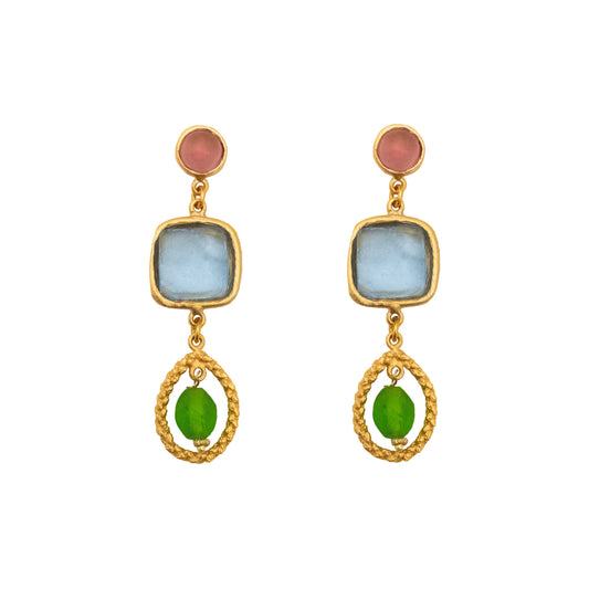 Michael Vincent Michaud - Neo-Baroque Post Earrings