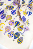 Hot Air Balloon Screen Print Tea Towel