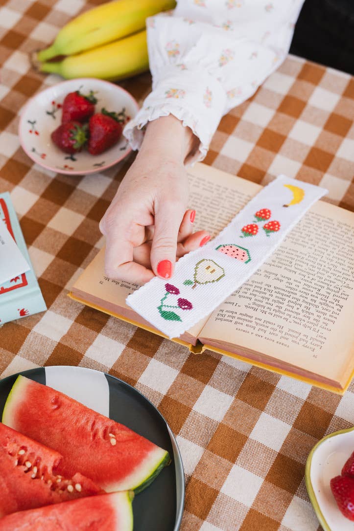 Fruity Counted Cross Stitch Bookmark Kit