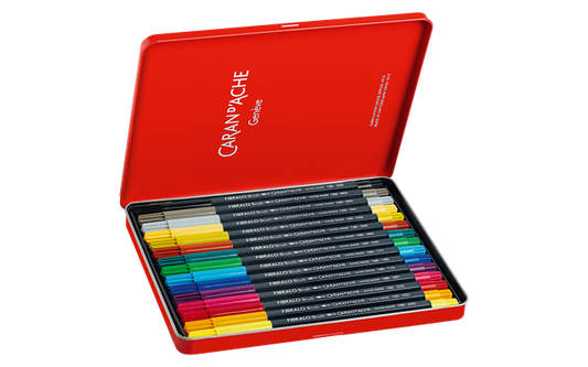 Set of 15 Fibralo Brush in Metal Box