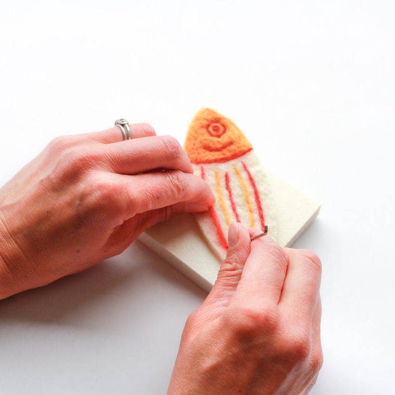 Sheep Creek Studio: Mini Fish Felting Kit