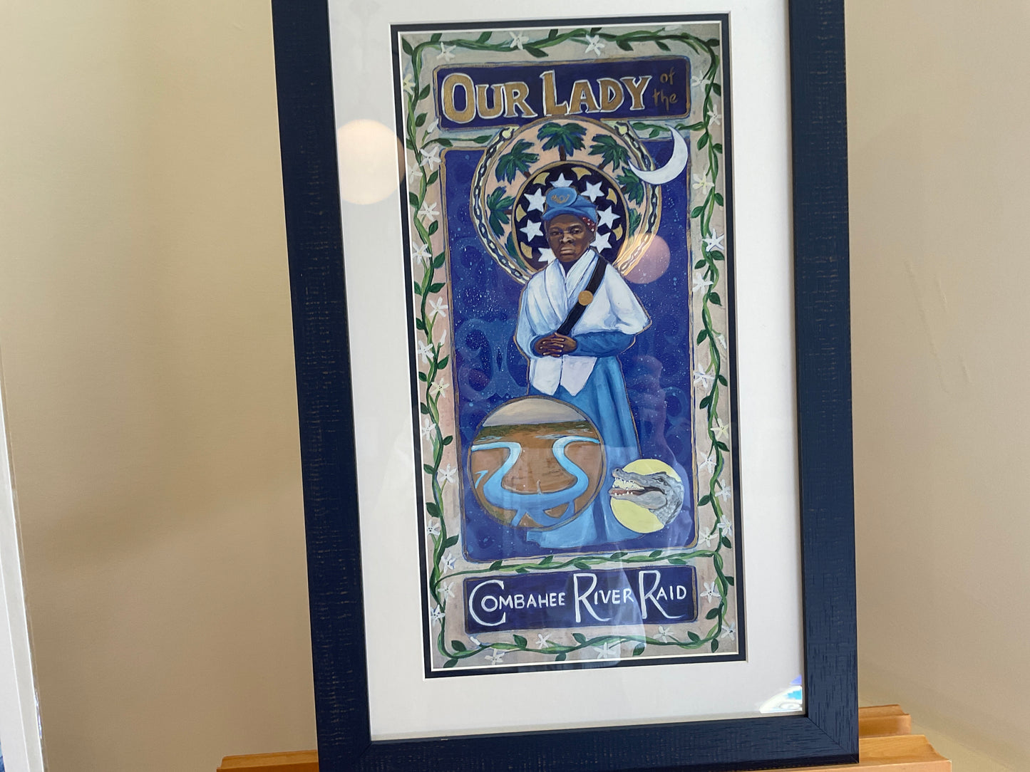 Natalie Daise Harriett Tubman Framed Piece
