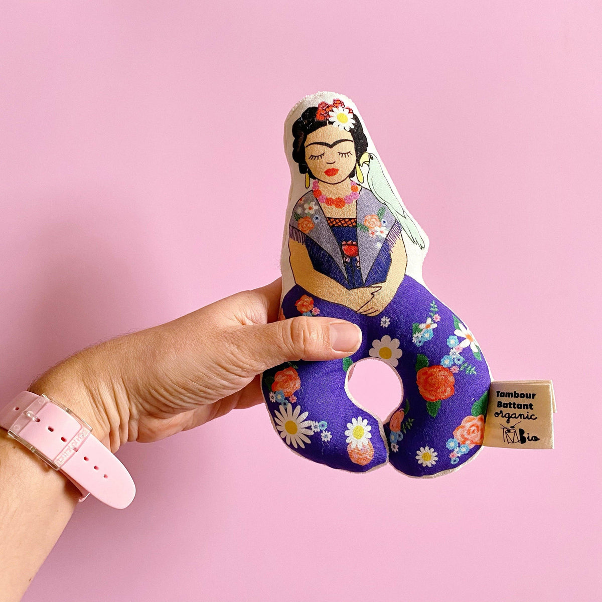 Frida Flowers Baby Rattle