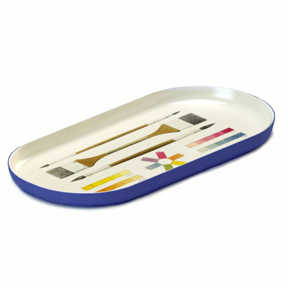 Roomytown: Oval Enamel Tray - The Art of Colouring