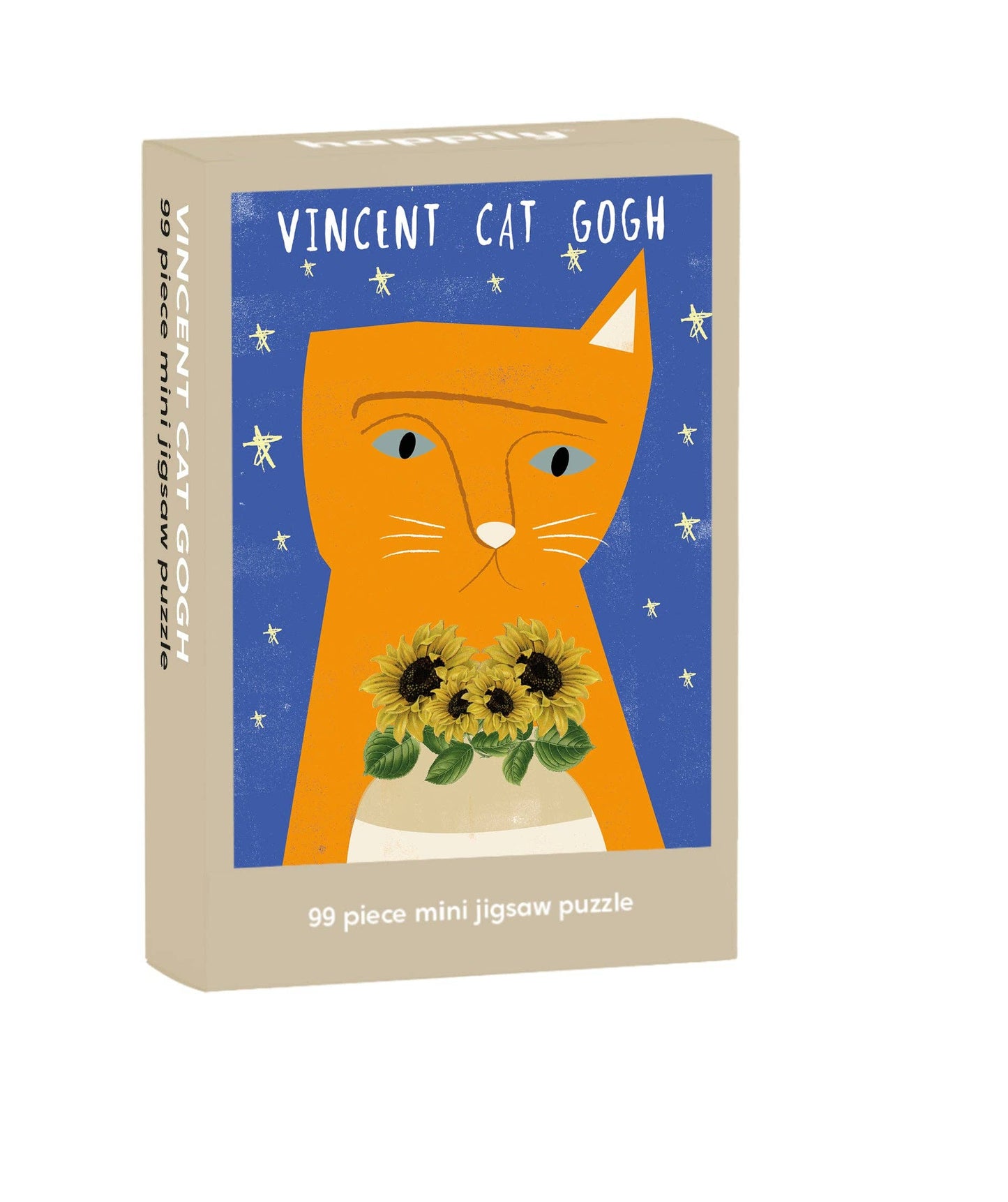 Vincent Cat Gogh Mini Jigsaw Puzzle