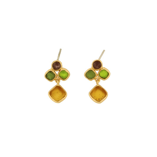 Michael Vincent Michaud - Droplets Dangle Post Earrings