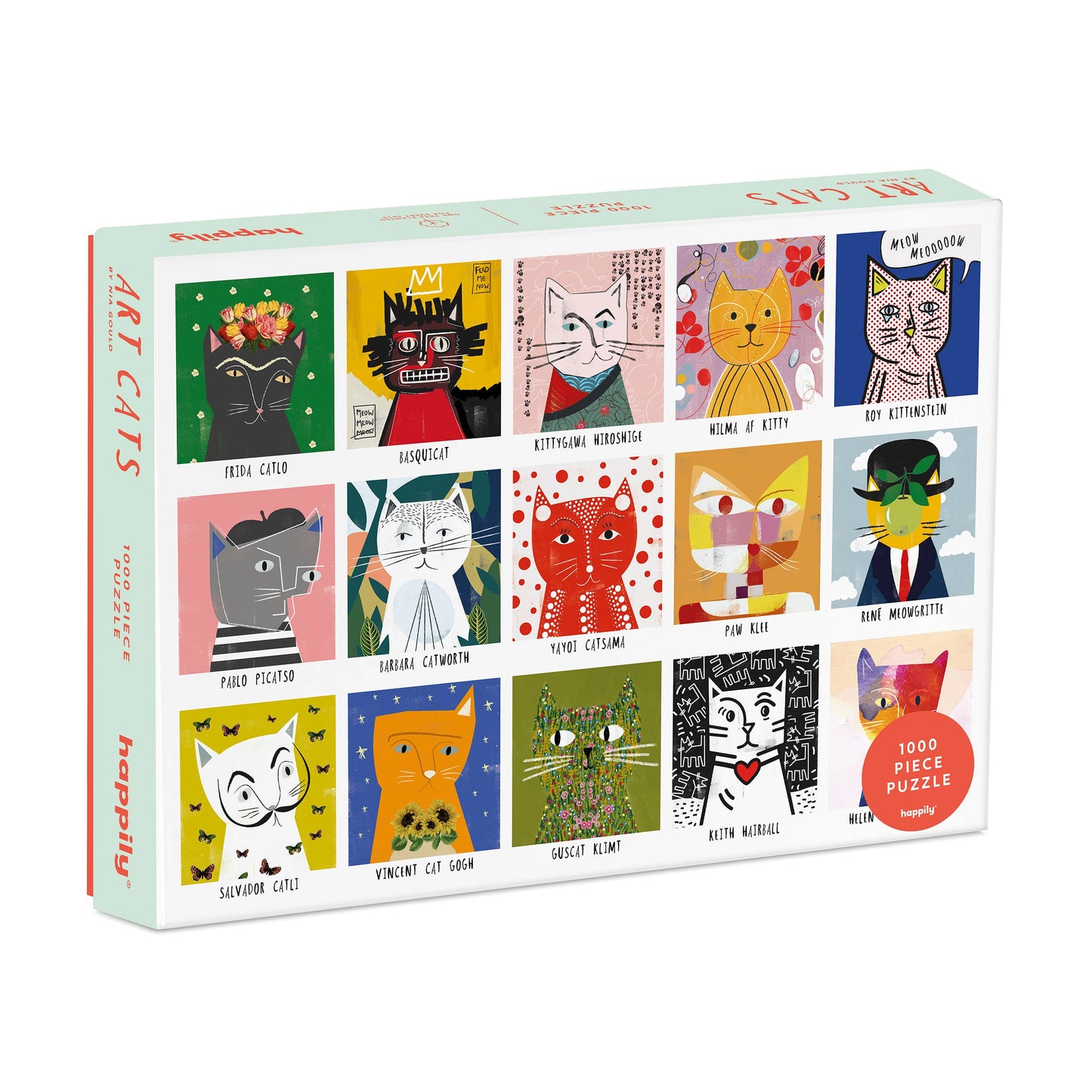 Art Cats Puzzle by Nia Gould