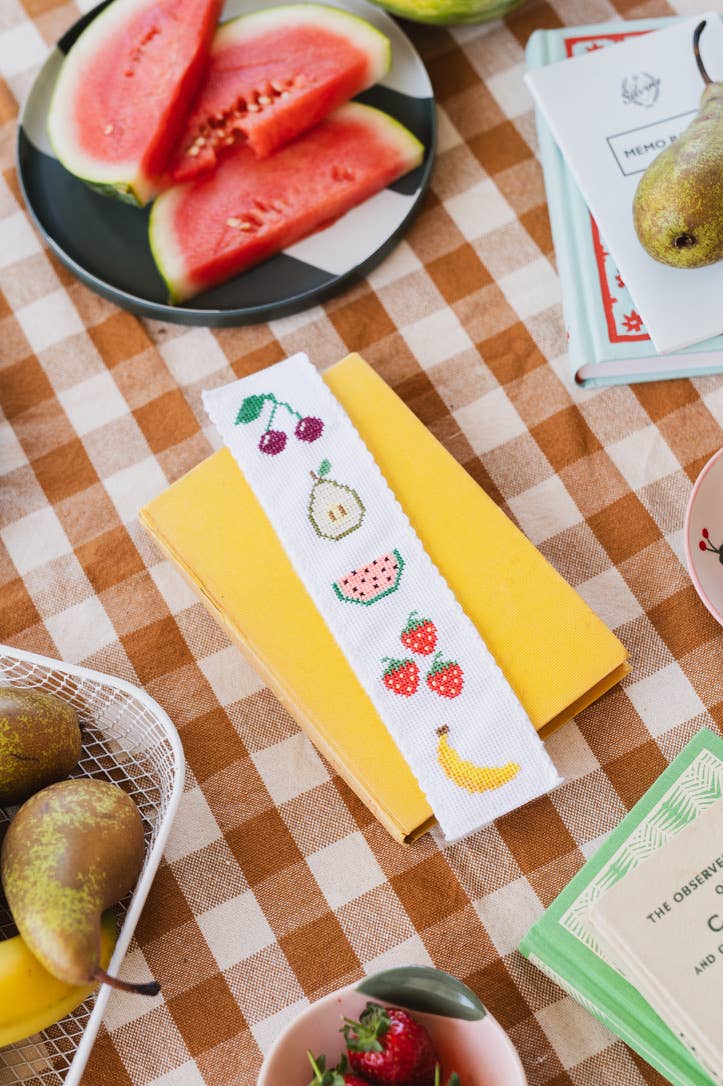 Fruity Counted Cross Stitch Bookmark Kit