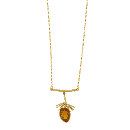 Michael Vincent Michaud - Autumn Pinecone Necklace