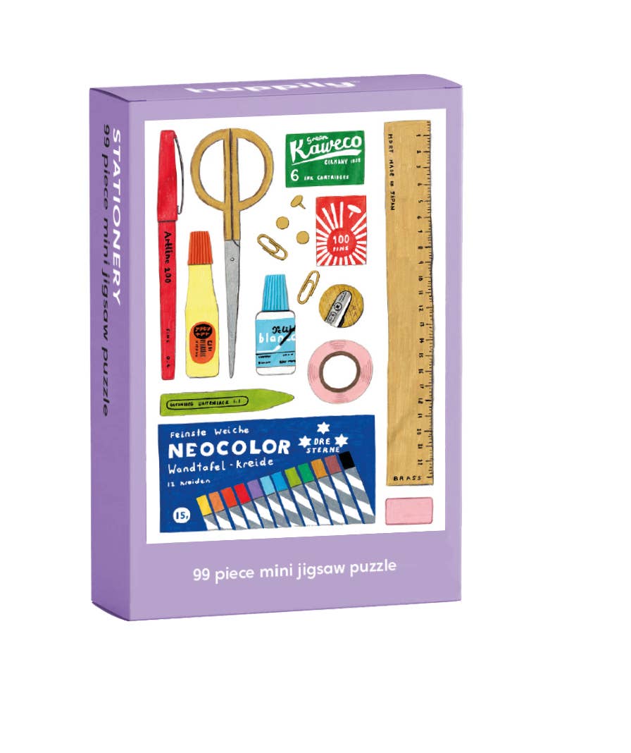 Art Supplies Mini Jigsaw Puzzle