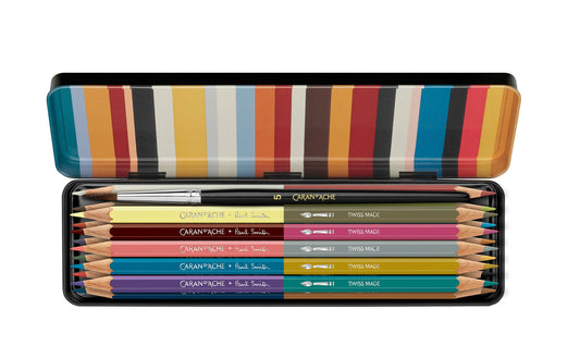 Caran d'Ache + Paul Smith Bi-color Pencil Set
