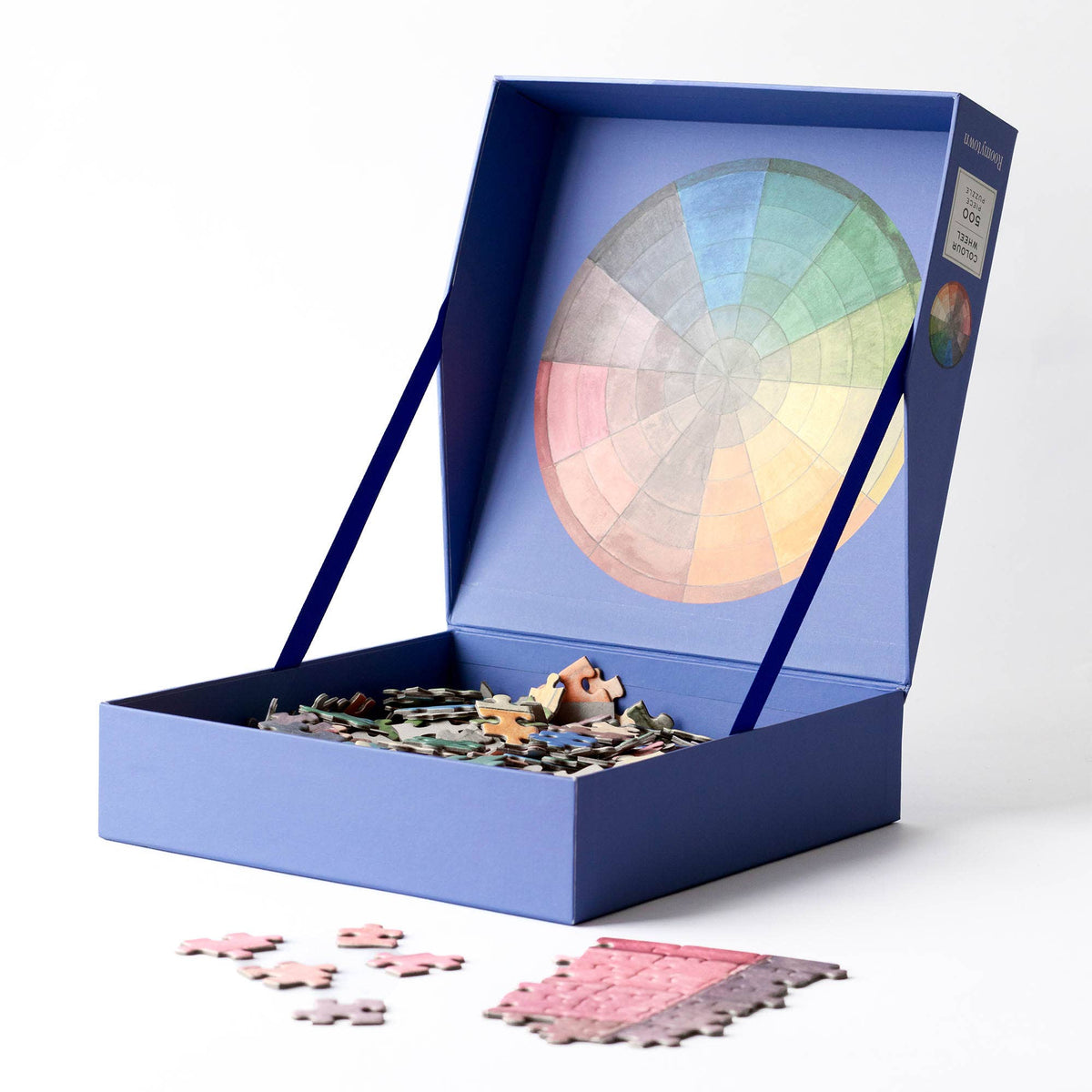 Roomytown: 500-Piece Round Jigsaw Puzzle - Colour Wheel