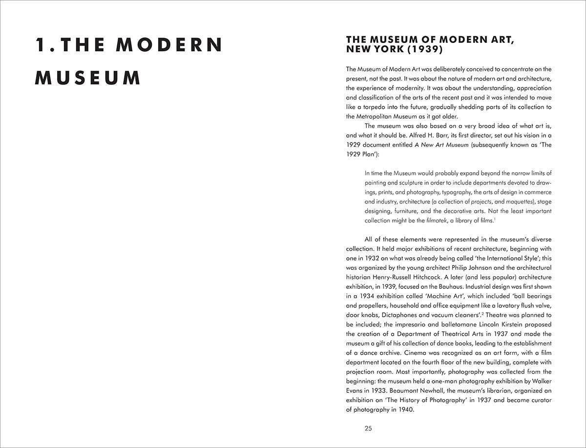 The Art Museum in Modern Times: