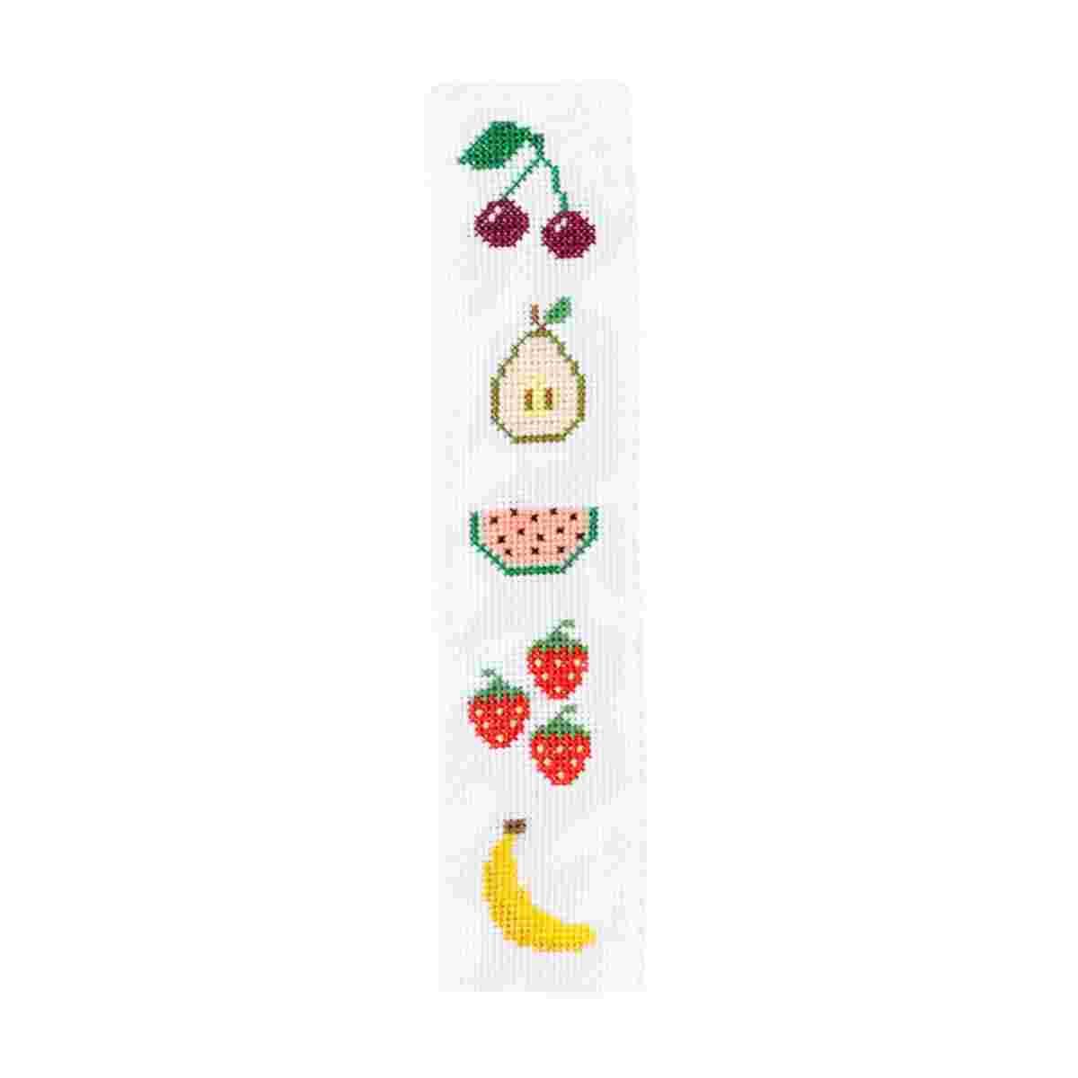 Fruity Counted Cross Stitch Bookmark Kit