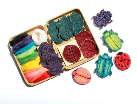 Sheep Creek Studio: Large Beetle Felting Kit