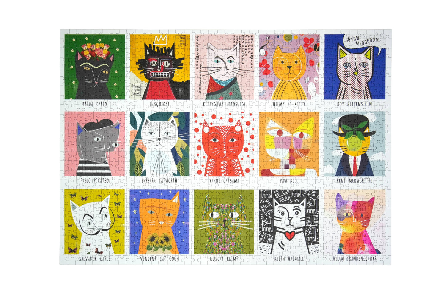 Art Cats Puzzle by Nia Gould