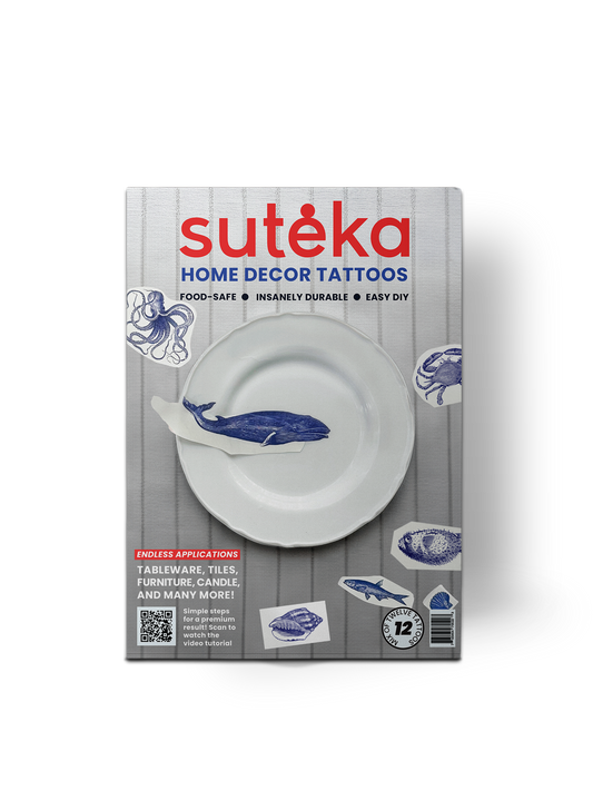 Suteka: Home Decor Tattoos, Vintage Ink Ocean Mix