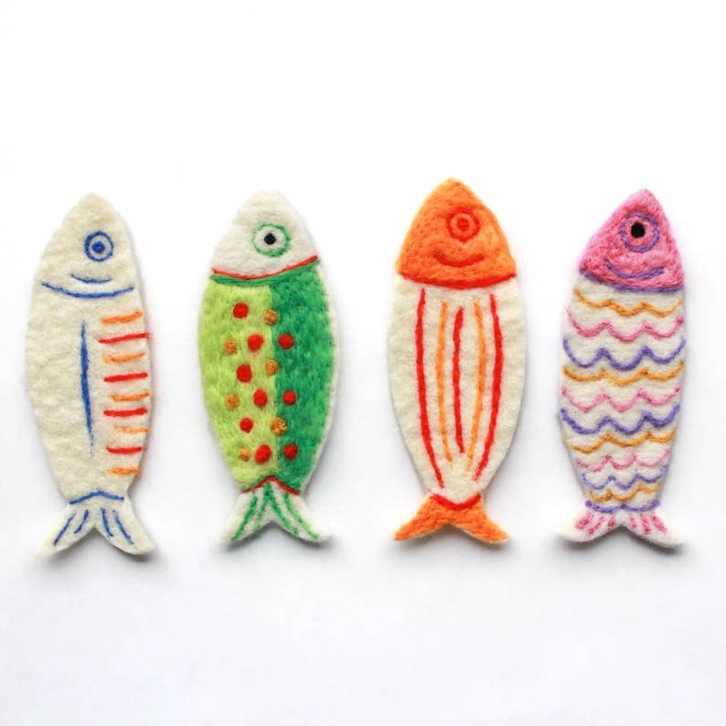 Sheep Creek Studio: Large Fish Felting Kit