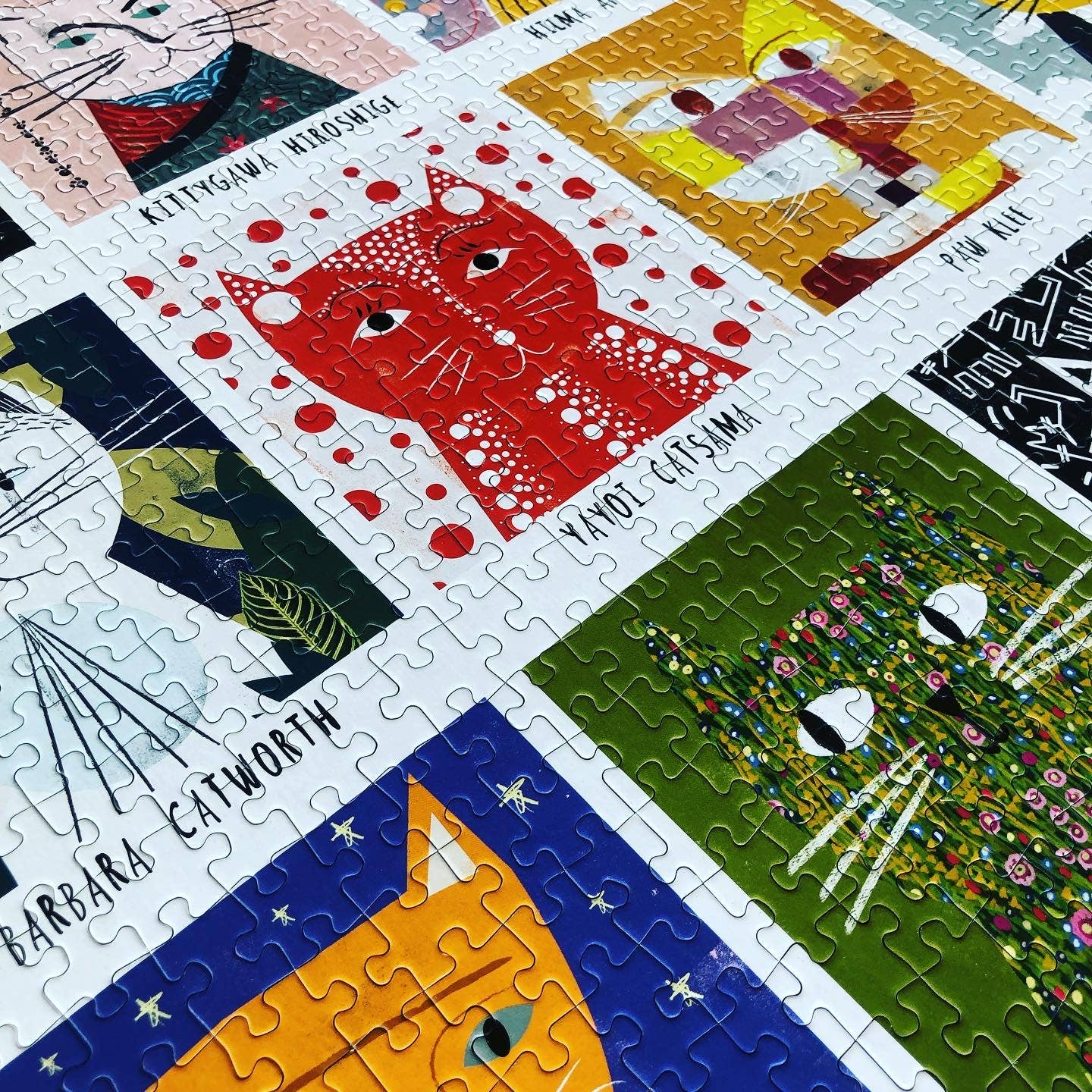 Art Cats Puzzle by Nia Gould