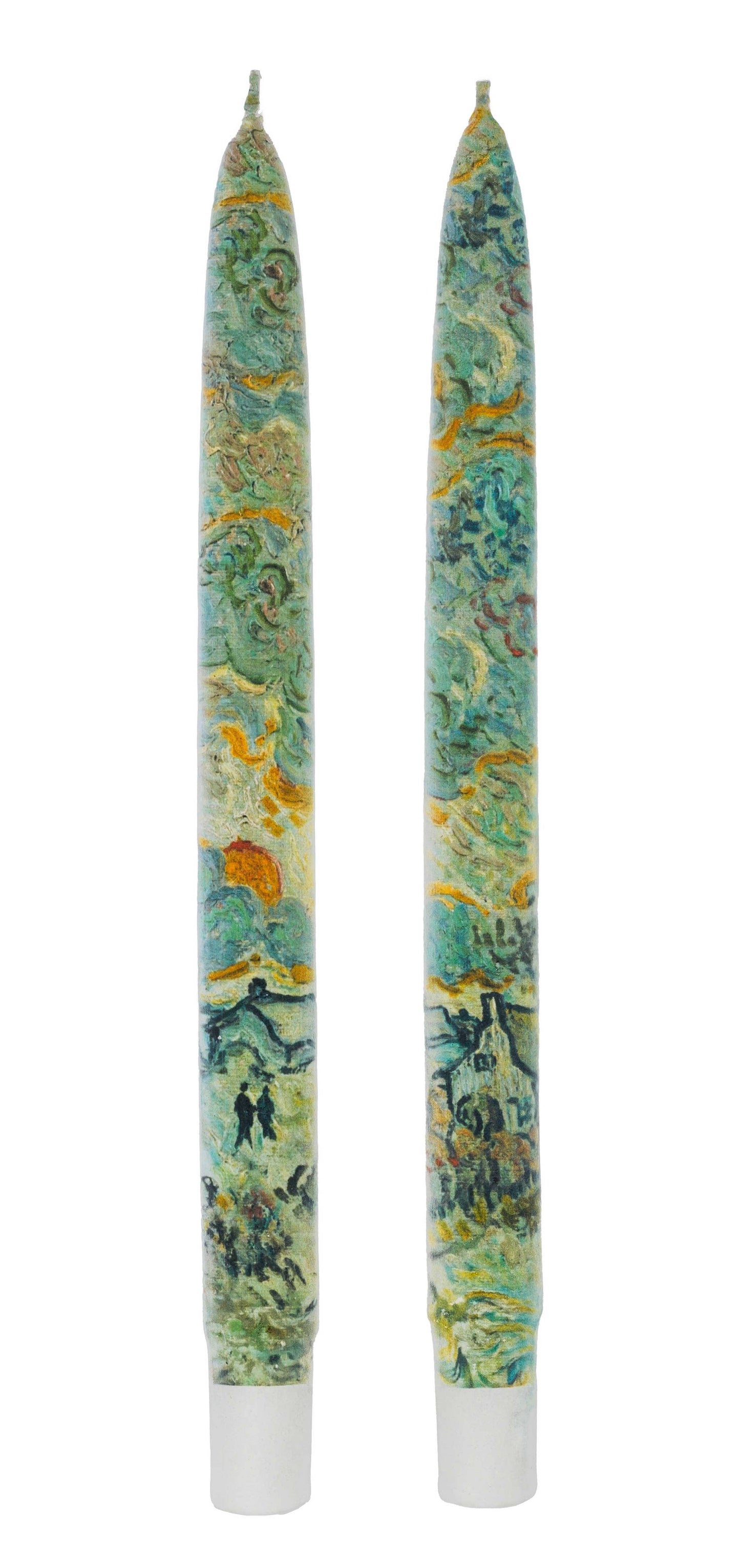 Taper Candles - "Herinnering aan Brabant" by Vincent Van Gogh