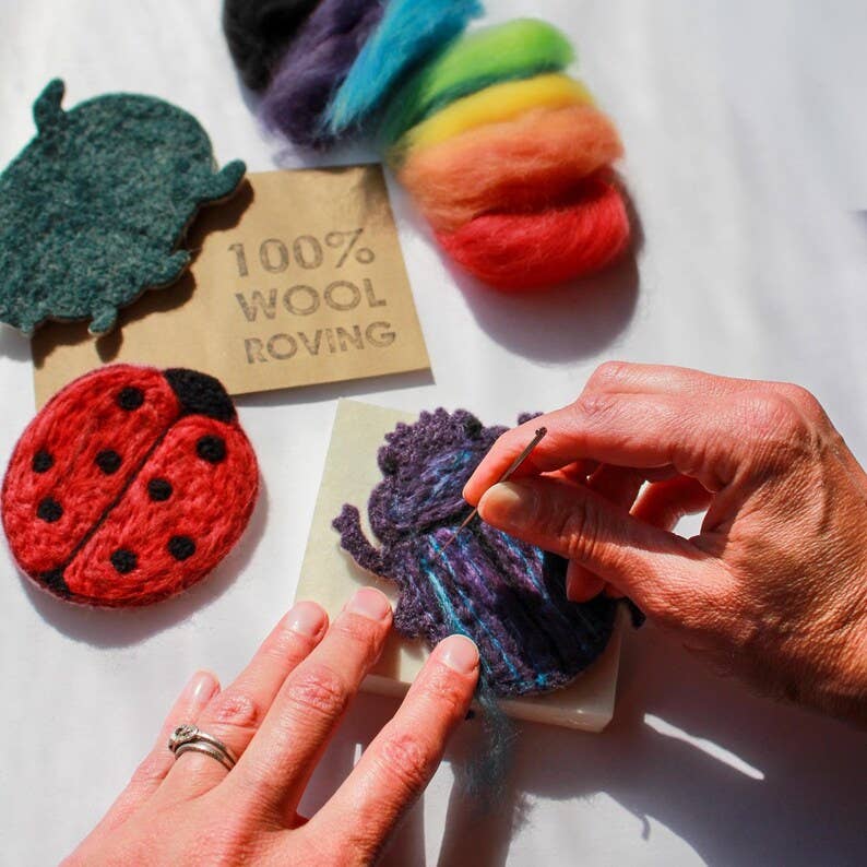 Sheep Creek Studio: Large Beetle Felting Kit