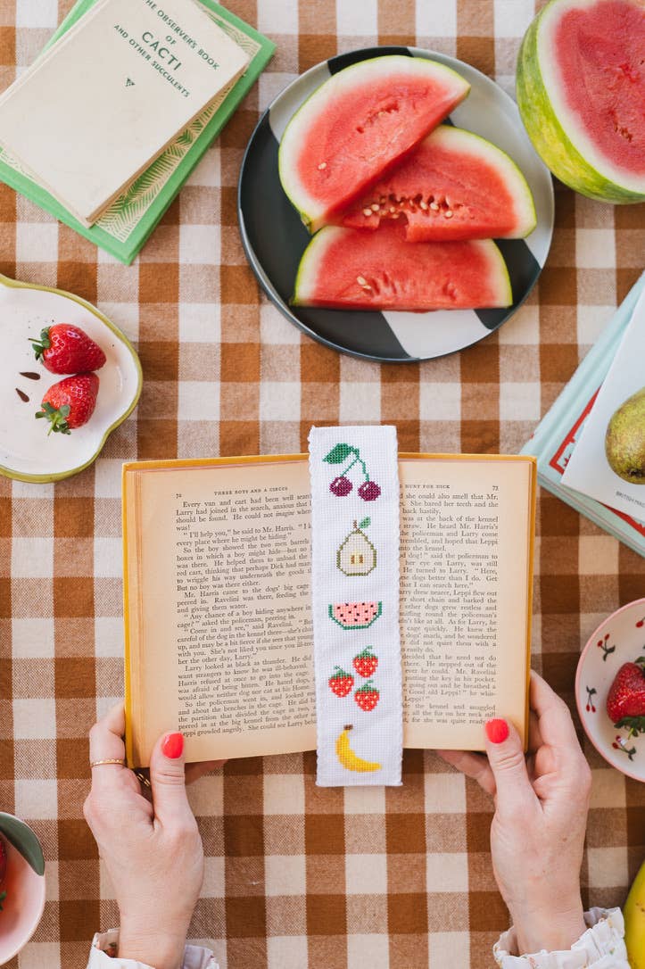 Fruity Counted Cross Stitch Bookmark Kit