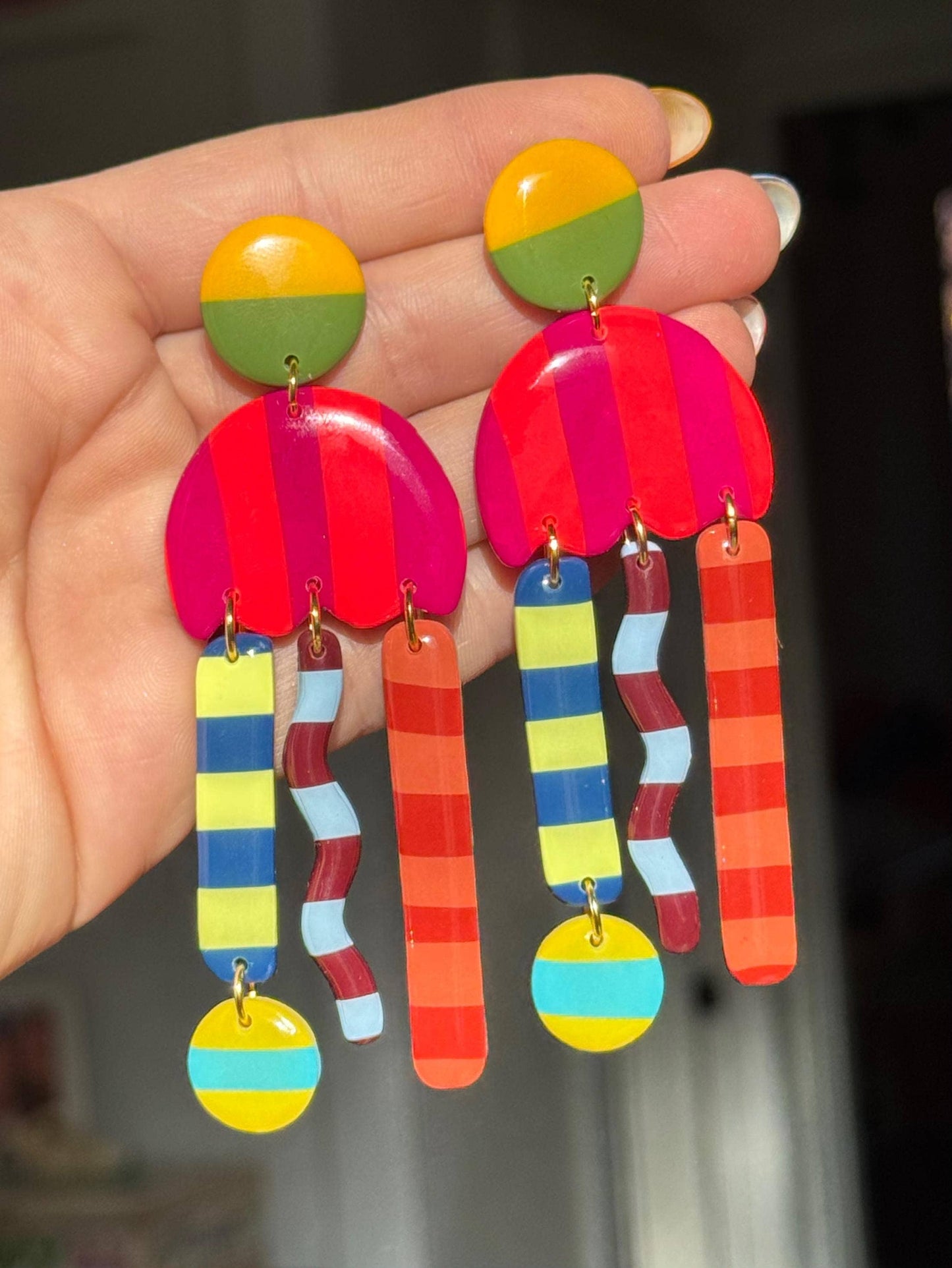 Dash Earrings by Delaney and Blu