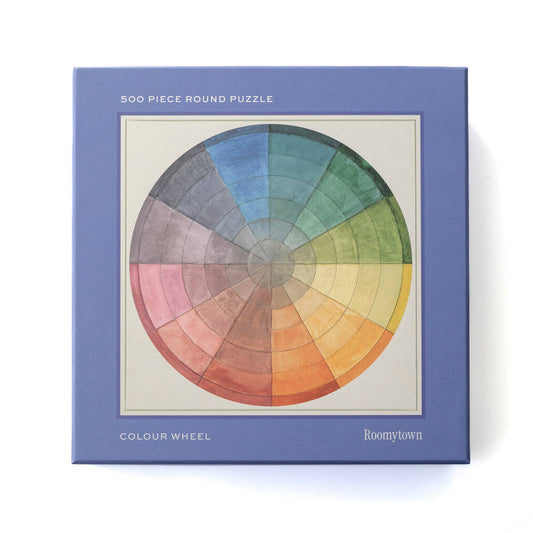 Roomytown: 500-Piece Round Jigsaw Puzzle - Colour Wheel