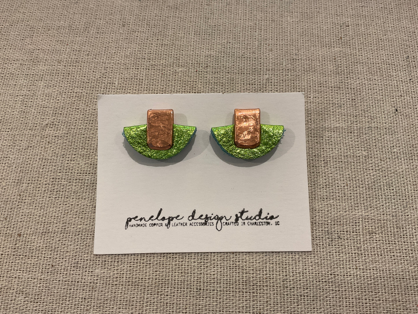 Mini Petite Half Moon Stud- Penelope Design Studios