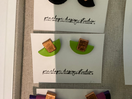 Mini Petite Half Moon Stud- Penelope Design Studios