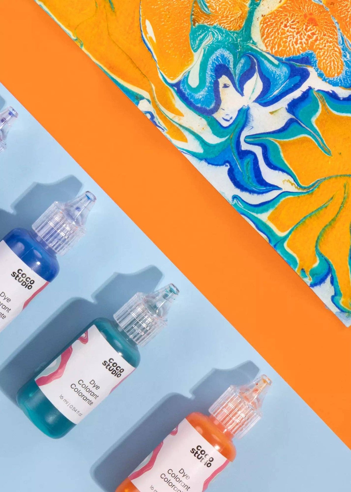 Coco Village: Marbling Painting Set