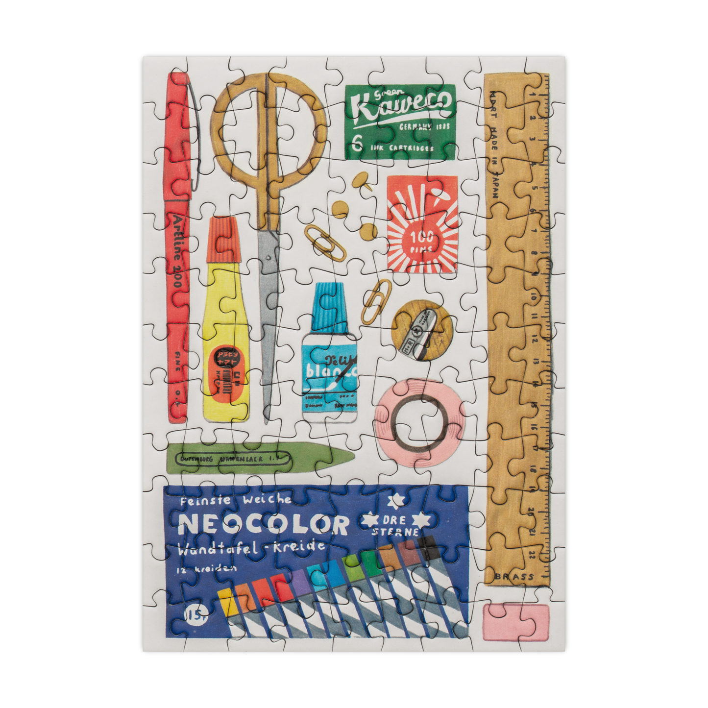 Art Supplies Mini Jigsaw Puzzle