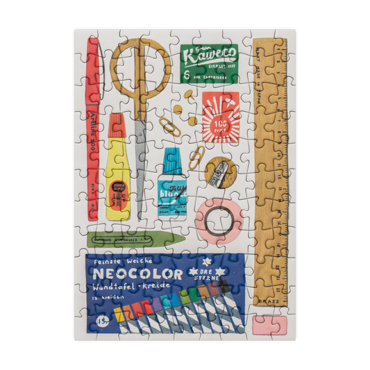 Art Supplies Mini Jigsaw Puzzle