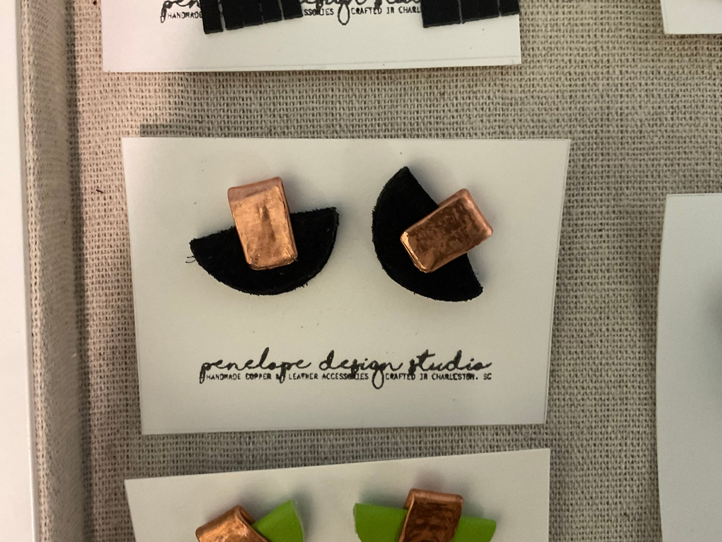 Mini Petite Half Moon Stud- Penelope Design Studios