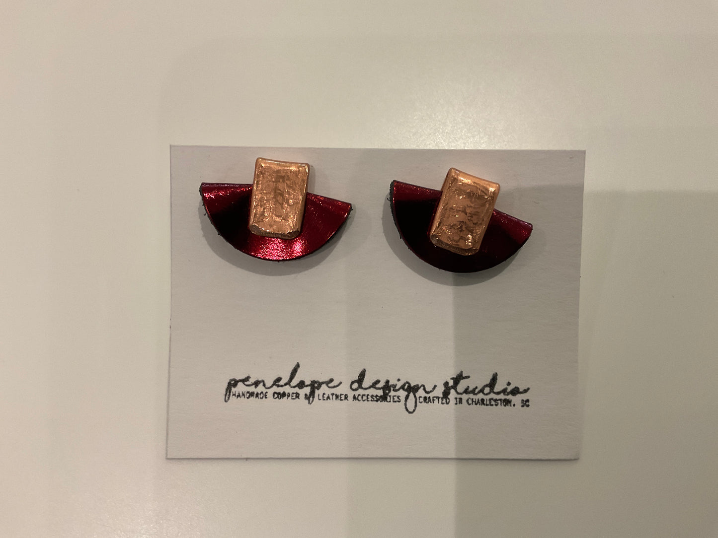 Mini Petite Half Moon Stud- Penelope Design Studios